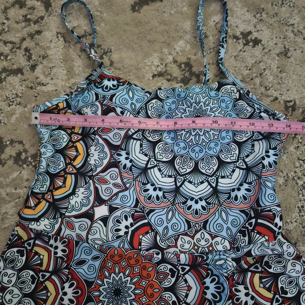 Buy 2~50% Off!!Paisley Womens Medium Tankini - Picture 4 of 6